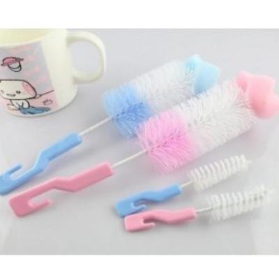 日式奶瓶刷與奶嘴杯子清潔刷 雙倍潔凈，呵護健康